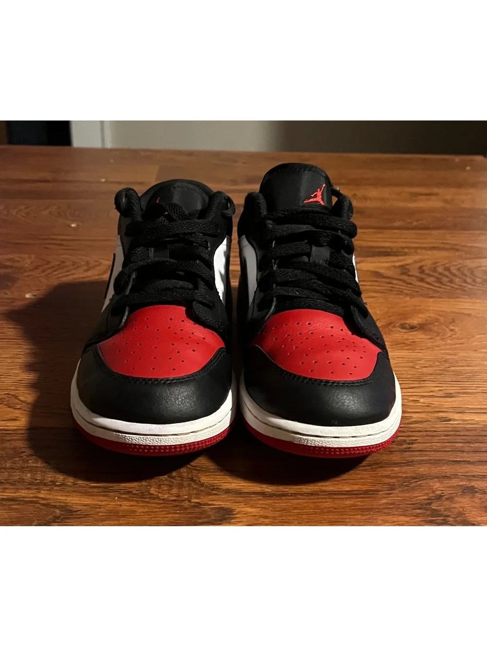 Nike Air Jordan 1 Low OG Bred Toe Sneakers